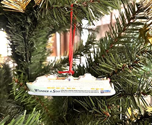 PSVGROUP Cruise Ship Model - a Great Gift for Nautical Decorative Hanging Ornaments/Cake Topper/Friendship Gift for Your Lover (Small, Wonder of The Sea)