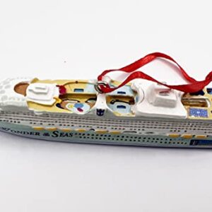 PSVGROUP Cruise Ship Model - a Great Gift for Nautical Decorative Hanging Ornaments/Cake Topper/Friendship Gift for Your Lover (Small, Wonder of The Sea)