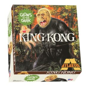 atlantis king kong glow in the dark plastic model kit made in the usa