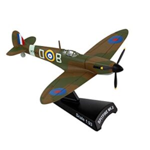 Daron Postage Stamp RAF Spitfire Mkii Battle of Britain Vehicle (1/93 Scale) , Brown