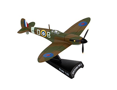 Daron Postage Stamp RAF Spitfire Mkii Battle of Britain Vehicle (1/93 Scale) , Brown