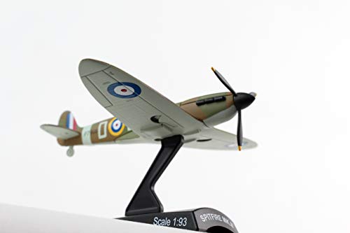 Daron Postage Stamp RAF Spitfire Mkii Battle of Britain Vehicle (1/93 Scale) , Brown