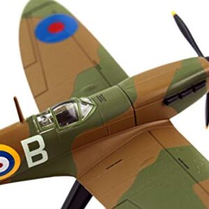 Daron Postage Stamp RAF Spitfire Mkii Battle of Britain Vehicle (1/93 Scale) , Brown