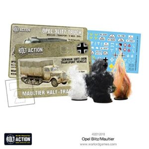 Bolt Action Opel Blitz/Maultier Truck 1:56 WWII Military Wargaming Plastic Model Kit