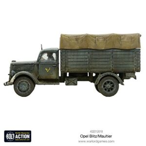 Bolt Action Opel Blitz/Maultier Truck 1:56 WWII Military Wargaming Plastic Model Kit