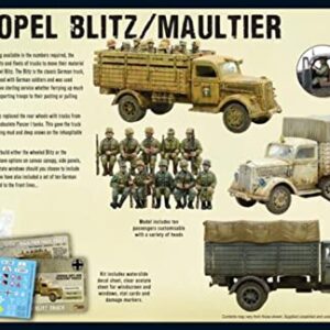 Bolt Action Opel Blitz/Maultier Truck 1:56 WWII Military Wargaming Plastic Model Kit