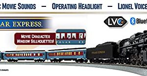 Lionel The Polar Express LionChief 2-8-4 Set with Bluetooth Capability, HO Gauge Model Train Set with Remote