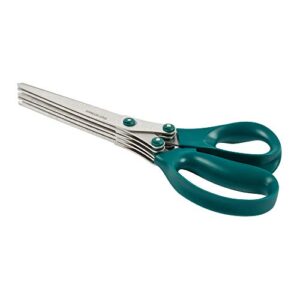 Fiskars Fringe Scissors, Green Teal/Silver