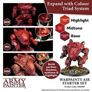 The Army Painter Warpaints Air Starter Set - Paint and Primer for Tabletop Roleplaying, Boardgames, and Wargames Miniature Model Painting - Non-Toxic Water-Based Airbrush Paint Set