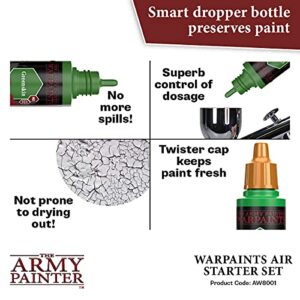 The Army Painter Warpaints Air Starter Set - Paint and Primer for Tabletop Roleplaying, Boardgames, and Wargames Miniature Model Painting - Non-Toxic Water-Based Airbrush Paint Set