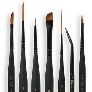 Royal & Langnickel Series 4200 Mini-Majestic Brushes 30/0 monogram