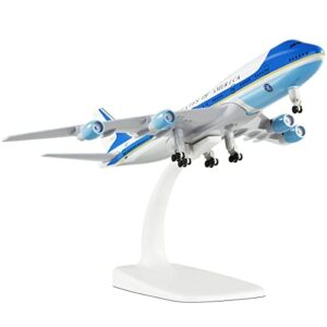 busyflies 1:300 scale air force one boeing 747 airplane models alloy diecast airplane model