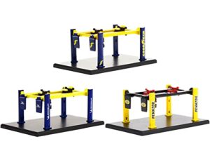 four-post lifts set of 3 pieces series 3 1/64 diecast models by greenlight 16130-a-b-c