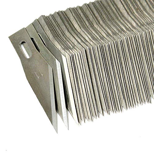 #11 Hobby Blades - Precision Cut SK5 Carbon Steel for Art and Craft - 100 Pack