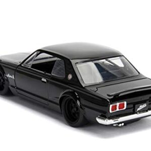 Jada Toys Fast & Furious 1:24 Brians's Nissan Skyline 2000 GT-R Die-cast Car, Toys for Kids and Adults (JA99686) , Black