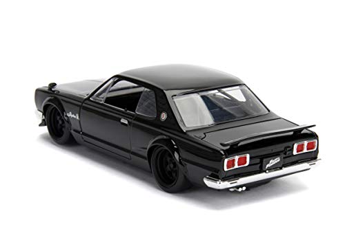 Jada Toys Fast & Furious 1:24 Brians's Nissan Skyline 2000 GT-R Die-cast Car, Toys for Kids and Adults (JA99686) , Black