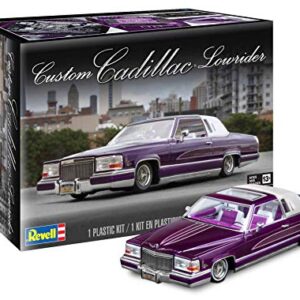 Revell 85-4438 Custom Cadillac Lowrider Model Car Kit 1:25 Scale 110-Piece Skill Level 5 Plastic Model Building Kit , Purple