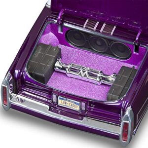 Revell 85-4438 Custom Cadillac Lowrider Model Car Kit 1:25 Scale 110-Piece Skill Level 5 Plastic Model Building Kit , Purple