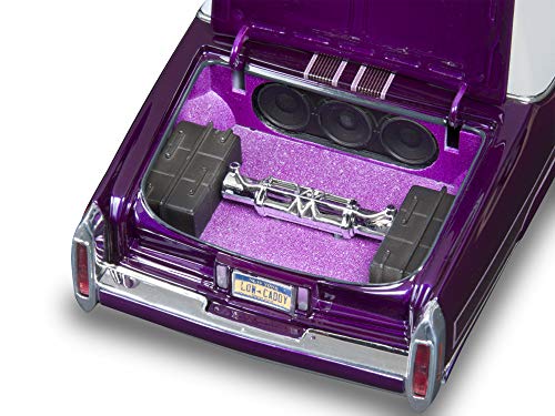 Revell 85-4438 Custom Cadillac Lowrider Model Car Kit 1:25 Scale 110-Piece Skill Level 5 Plastic Model Building Kit , Purple