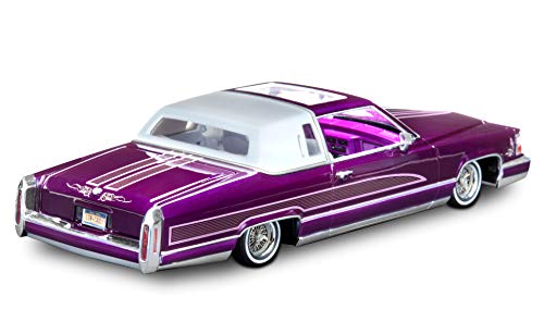 Revell 85-4438 Custom Cadillac Lowrider Model Car Kit 1:25 Scale 110-Piece Skill Level 5 Plastic Model Building Kit , Purple