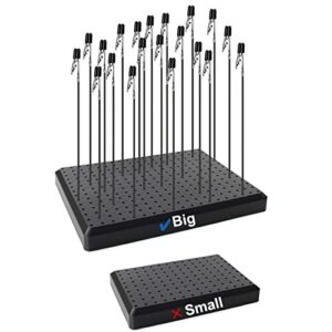 evemodel gjjc19b painting stand big base 14 x 19 holes and 20pcs alligator clip stick set modeling tools for airbrush hobby model parts new