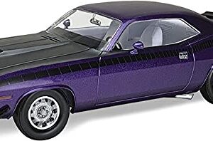 Revell 85-4416 '70 Plymouth AAR Cuda Model Car Kit 1:25 Scale 143-Piece Skill Level 5 Plastic Model Building Kit, Purple