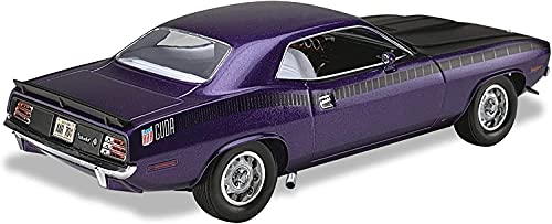 Revell 85-4416 '70 Plymouth AAR Cuda Model Car Kit 1:25 Scale 143-Piece Skill Level 5 Plastic Model Building Kit, Purple