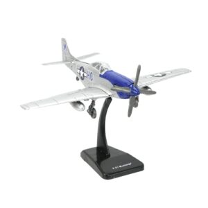 iconikal 1:48 scale easy assemble model airplane kit, p-51 mustang