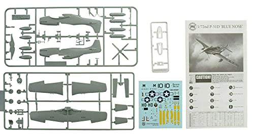 Premium Hobbies P-51D Blue Nose 1:72 Plastic Model Airplane Kit 126V