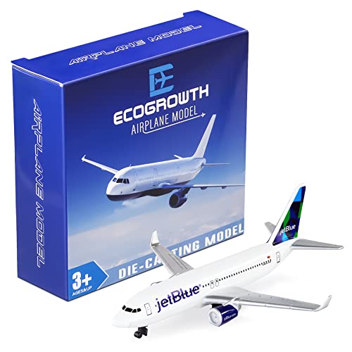 EcoGrowth Model Planes Jet Blue Airplane Model Airplane Toy Plane Aircraft Model for Collection & Gifts