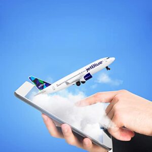 EcoGrowth Model Planes Jet Blue Airplane Model Airplane Toy Plane Aircraft Model for Collection & Gifts