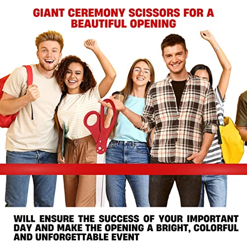 25" Giant Scissors for Ribbon Cutting Ceremony Ribbon Cutting Scissors for Special Events Inaugurations and Ceremonies