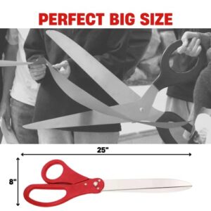 25" Giant Scissors for Ribbon Cutting Ceremony Ribbon Cutting Scissors for Special Events Inaugurations and Ceremonies