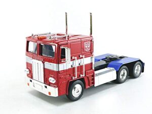 jada toys transformers g1 optimus prime truck with robot on chassis die-cast car