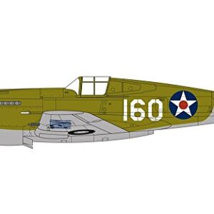Airfix WWII Curtiss P-40B Warhawk 1:48 Military Aircraft Plastic Model Kit
