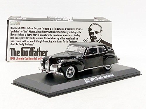 Greenlight 86507 1:43 the Godfather (1972) -1941 Lincoln Continental-Die-Cast Vehicle