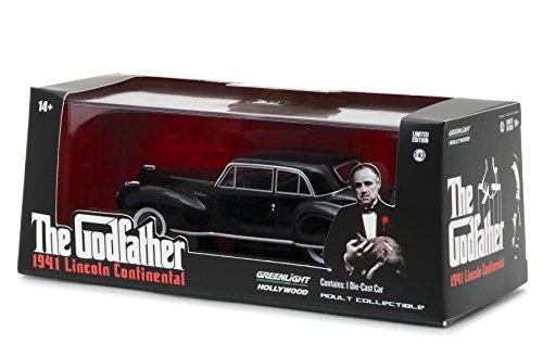 Greenlight 86507 1:43 the Godfather (1972) -1941 Lincoln Continental-Die-Cast Vehicle