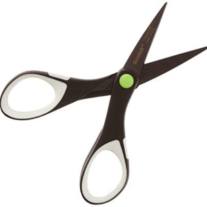 Scotch 6" Precision Ultra Edge Titanium Non-Stick Scissors, Ideal for Fabric, Crafts, Cardstock and Photos (1466TUNS-MIX)