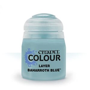 citadel paint, layer: baharroth blue