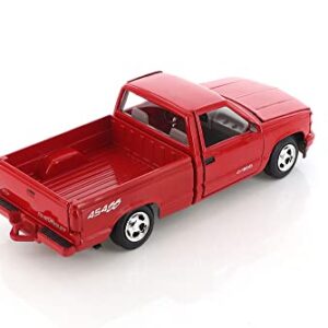 1992 Chevy 454SS Pick Up Truck, Red - Showcasts 73203 - 1/24 Scale Diecast Model Car by Motor Max