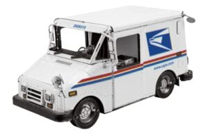 metal earth usps llv mail truck 3d metal model kit fascinations