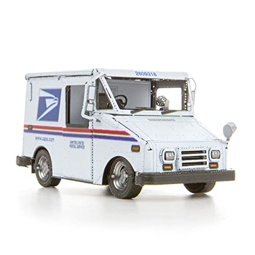 Metal Earth USPS LLV Mail Truck 3D Metal Model Kit Fascinations