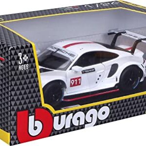 Bburago B18-28013 1:24 Porsche 911 RSR GT, Assorted Designs and Colours