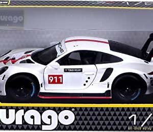 Bburago B18-28013 1:24 Porsche 911 RSR GT, Assorted Designs and Colours