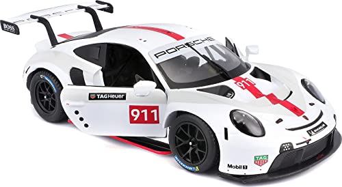 Bburago B18-28013 1:24 Porsche 911 RSR GT, Assorted Designs and Colours