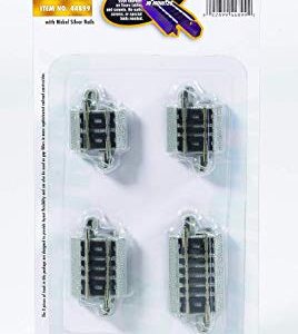 Bachmann Industries E-Z Track Asst. Short Connector Sections - (2 each .75", .875", 1.125" and 1.5" per card) N Scale
