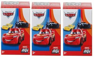 pixar disney cars 3 die-cast mini racers blind boxes – bundle of 3