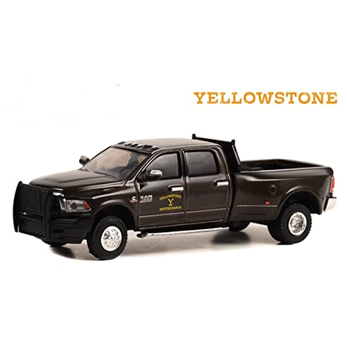 Greenlight 44980-F Hollywood Series 38 - Yellowstone - John Dutton’s 2017 Ram 3500 Laramie Dually - Yellowstone Dutton Ranch 1/64 Scale Diecast