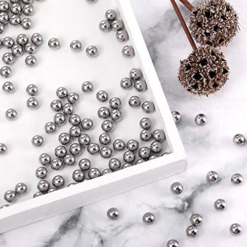 300 Pieces Paint Mixing Balls Stainless Steel Mixing Balls Nail Polish Mixing Agitator Balls Rust-Proof Metal Paint Mixing Balls for Mixing Nail Polish Model Paints, 6.25 mm