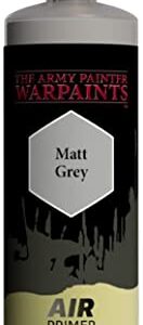 The Army Painter Warpaints Air Air Primer Matt Grey 18ml Acrylic Paint for Airbrush, Wargaming and Modelling